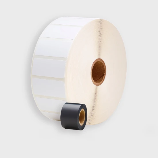 Donation Identification Number (DIN) Labels - Matte Film, 1.75" x 0.75" - 1" Printer Core