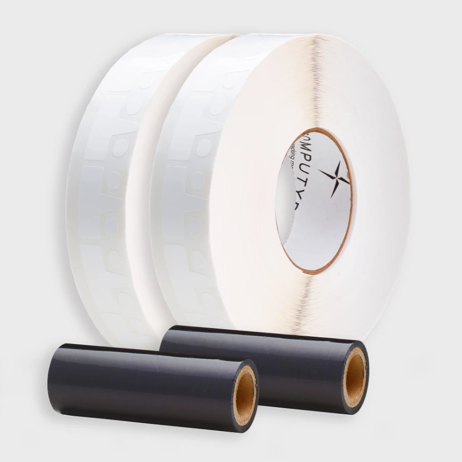 1.5-2 mL Microcentrifuge Tube and Cap Label Set - 3" Printer Core