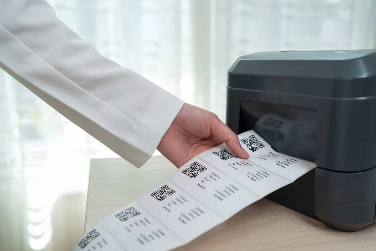 Barcode label printer
