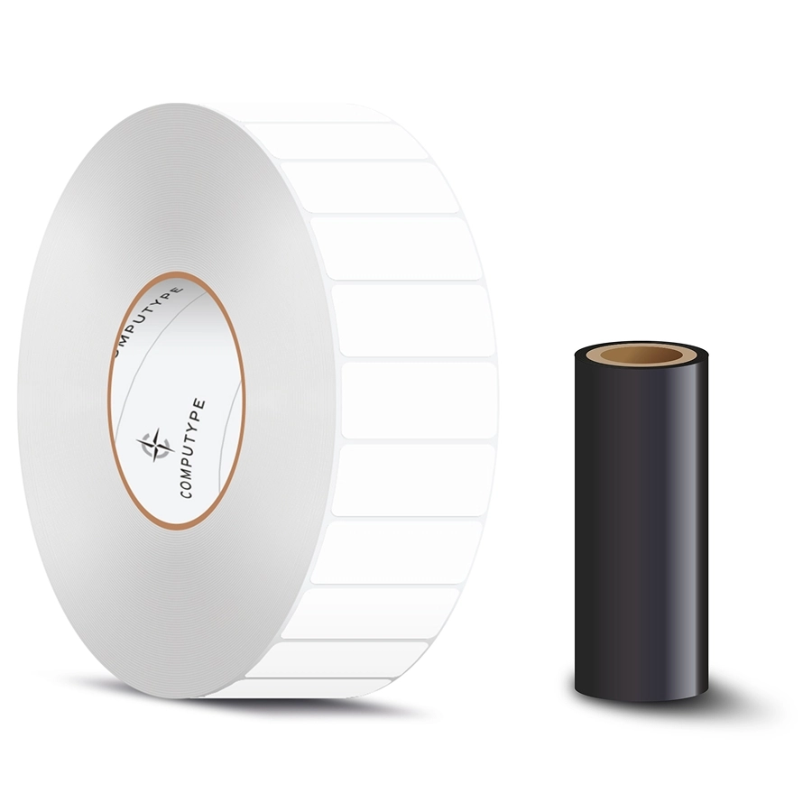 Liquid Nitrogen Cryo Labels - 2" x 1" - 3" Printer Core