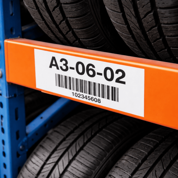 tire-warehouse-rack-label