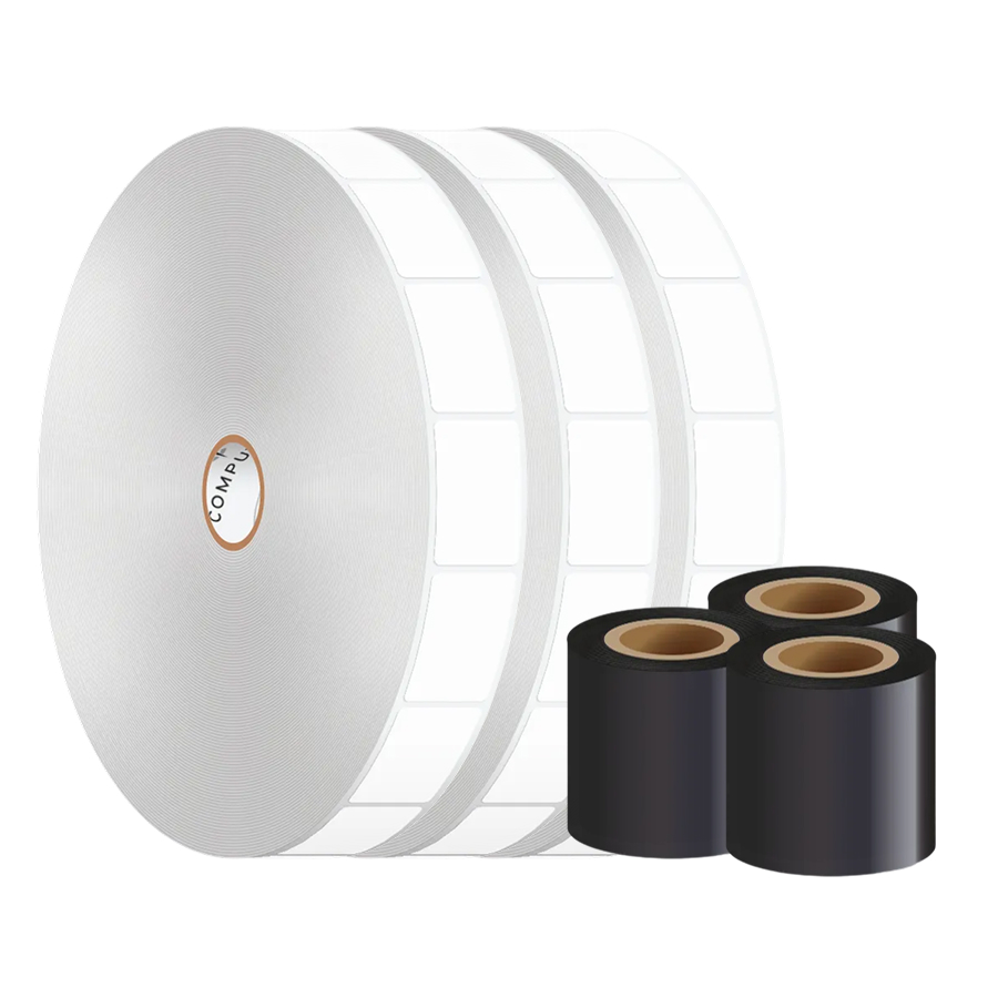 Library Spine Labels - Rectangle, 1" x 1.5" - 1" Printer Core