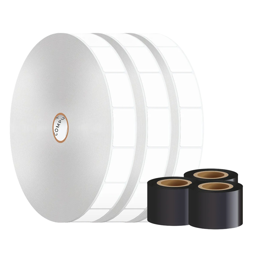 Library Spine Labels - Rectangle, 1" x 1.5" - 1" Printer Core