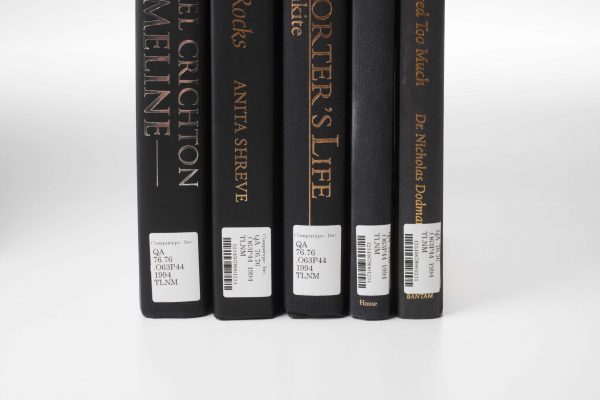 library spine labels